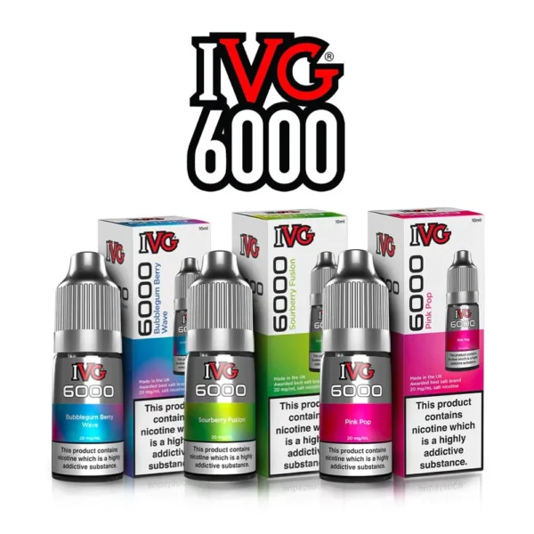 IVG 6000 20mg - New Nic salt by IVG